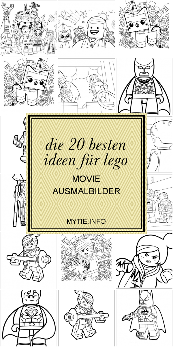 Die 20 Besten Ideen Für Lego Movie Ausmalbilder